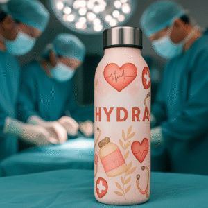 HYDRA Blush Themed Water Bottle - By Brittle
