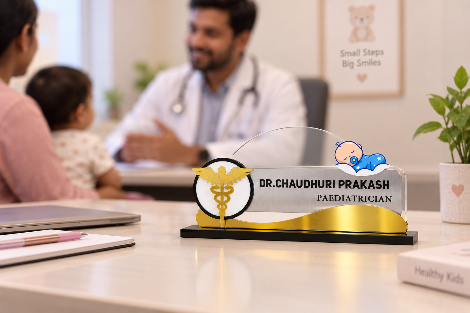 Personalized doctor name board