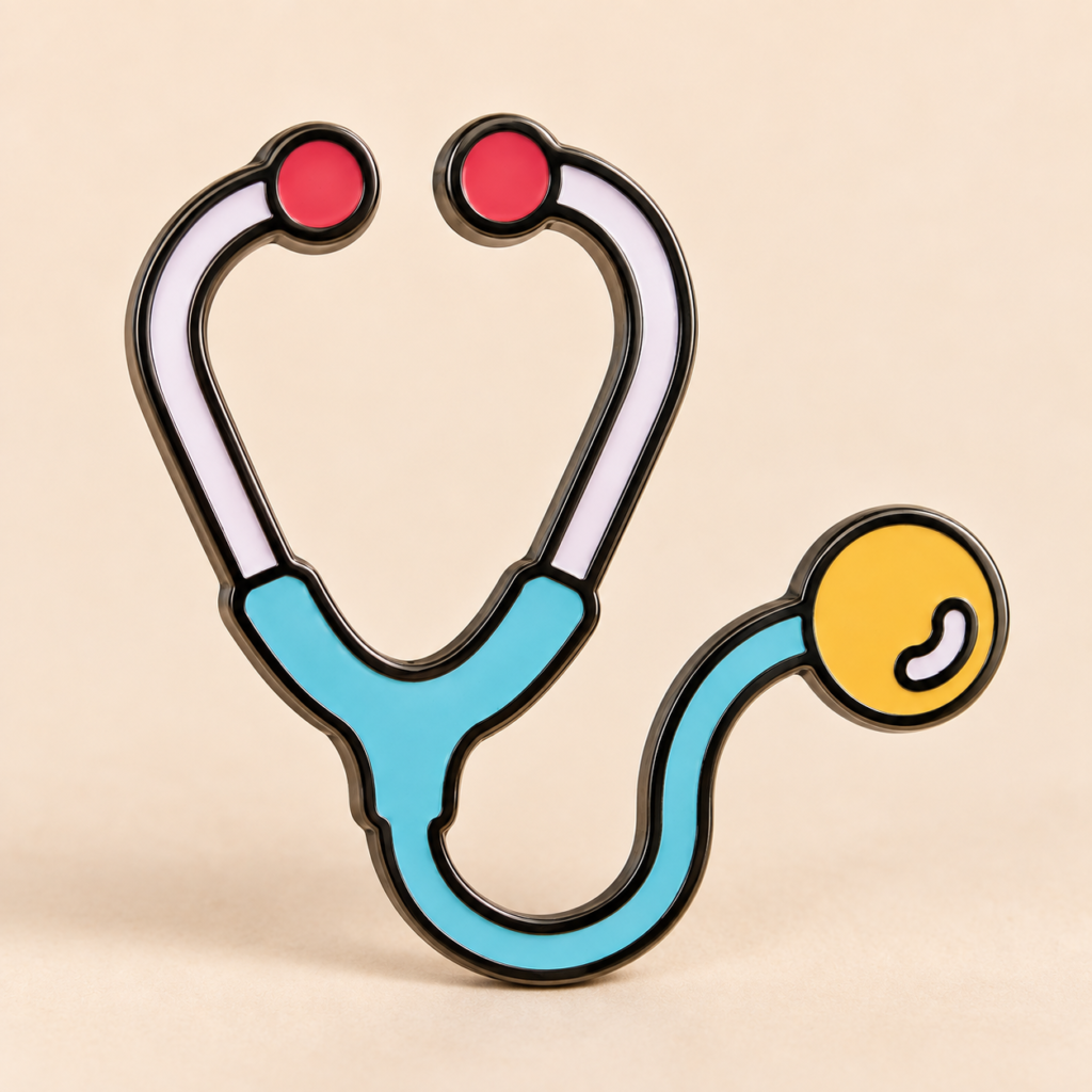 Brooch - PulseCheck” Stethoscope (1)
