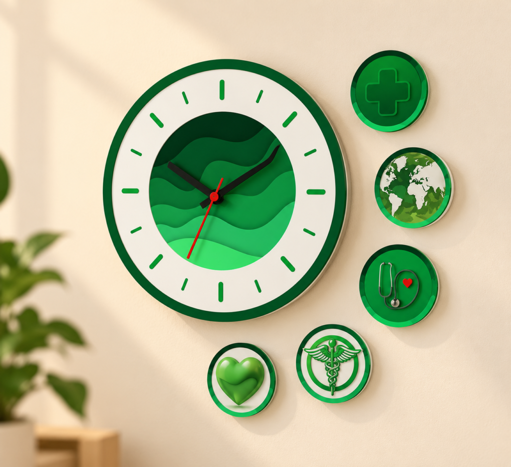 Clock - 5 Elements Wall Clock (1)