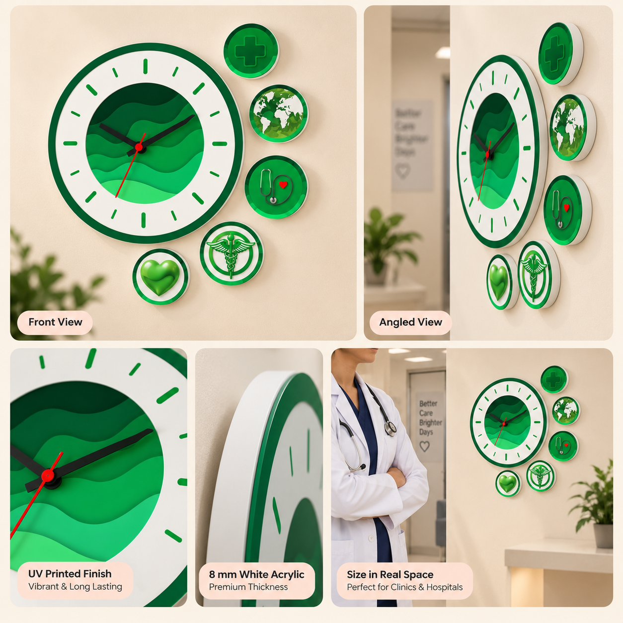 Clock - 5 Elements Wall Clock (4)