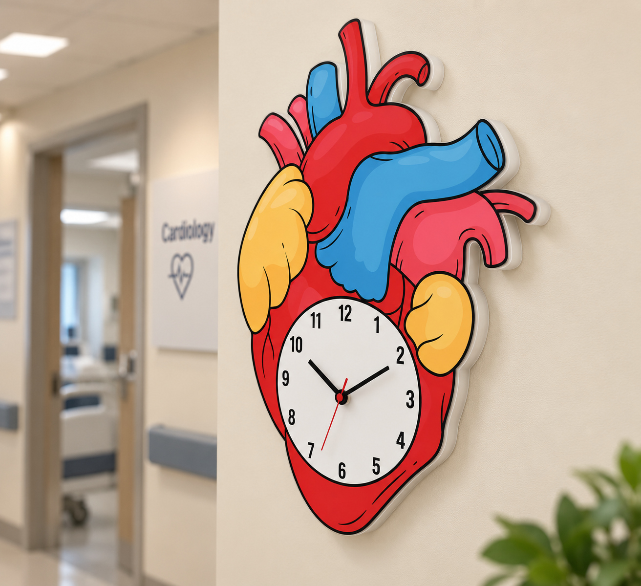Clock - Heart Wall Clock (3)