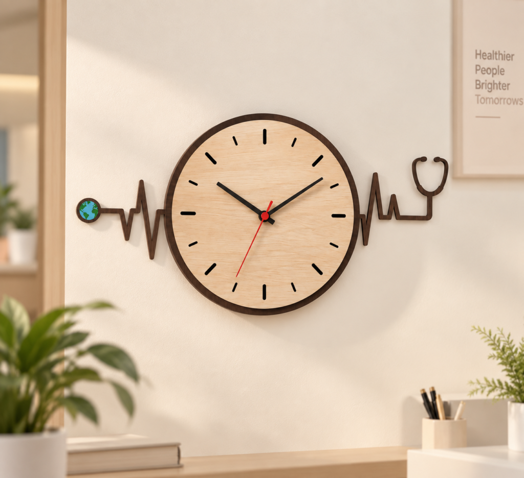 Clock - Heartbeat Pulse Wall Clock (1)