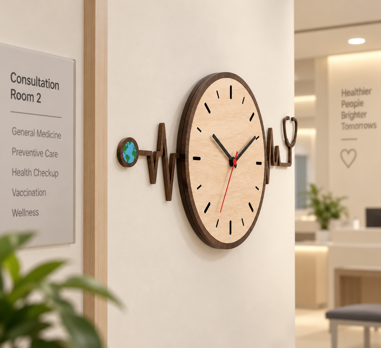 Clock - Heartbeat Pulse Wall Clock (2)