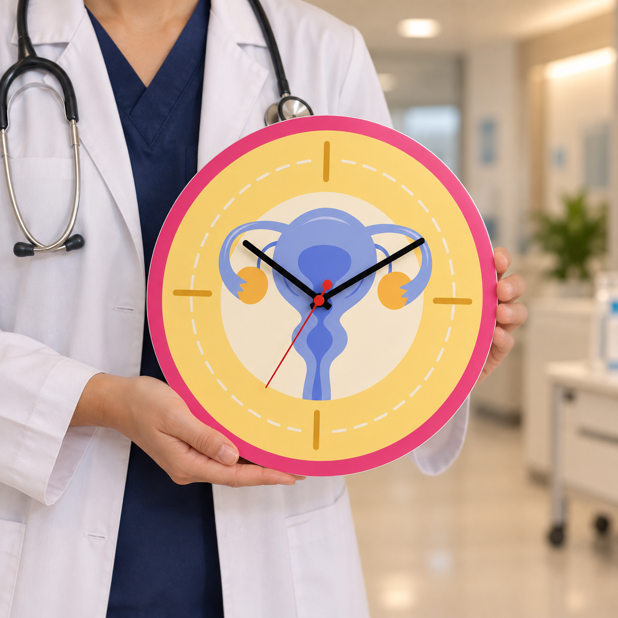 Clock - OB-GYN Theme Wall Clock (3)