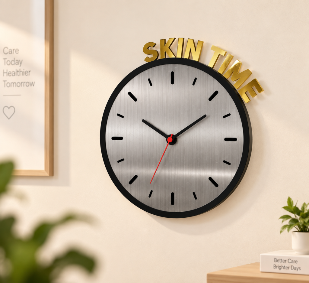 Clock - SKIN TIME Printed Wall Clock (1)
