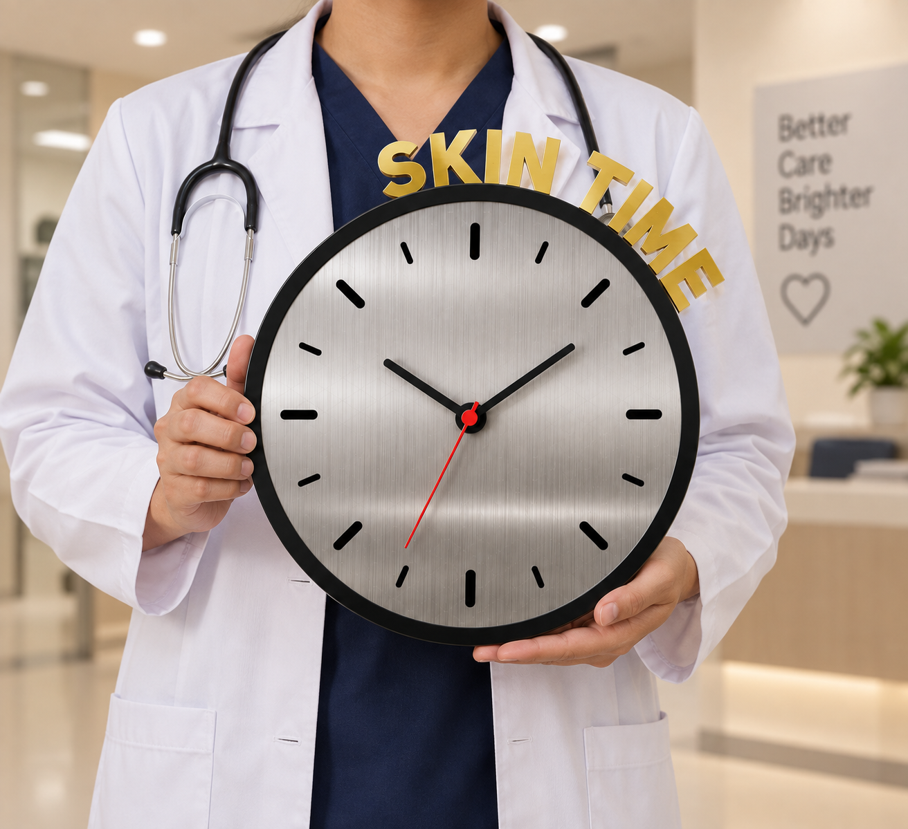 Clock - SKIN TIME Printed Wall Clock (2)