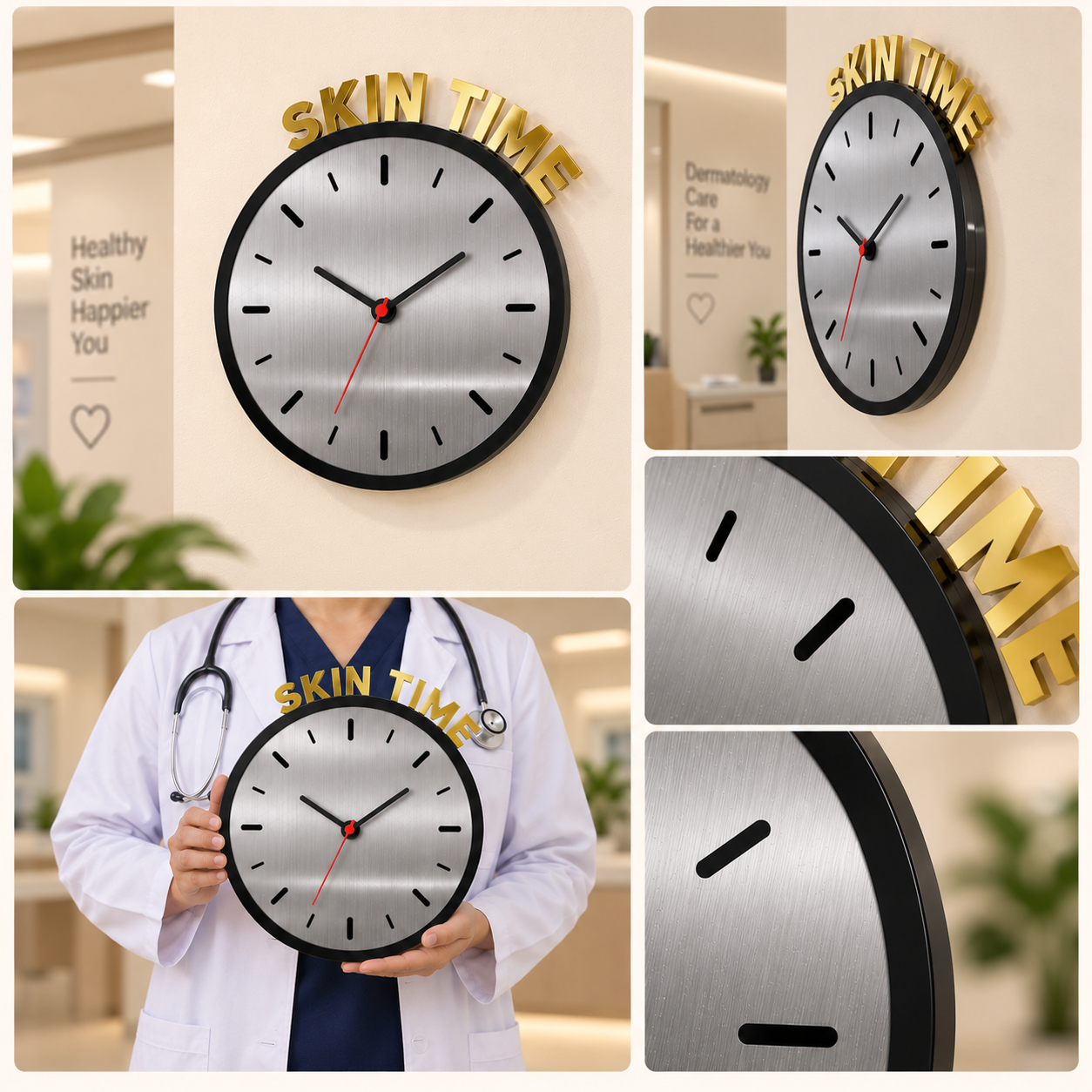 Clock - SKIN TIME Printed Wall Clock (3)
