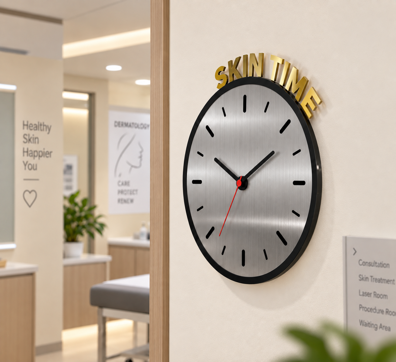 Clock - SKIN TIME Printed Wall Clock (4)