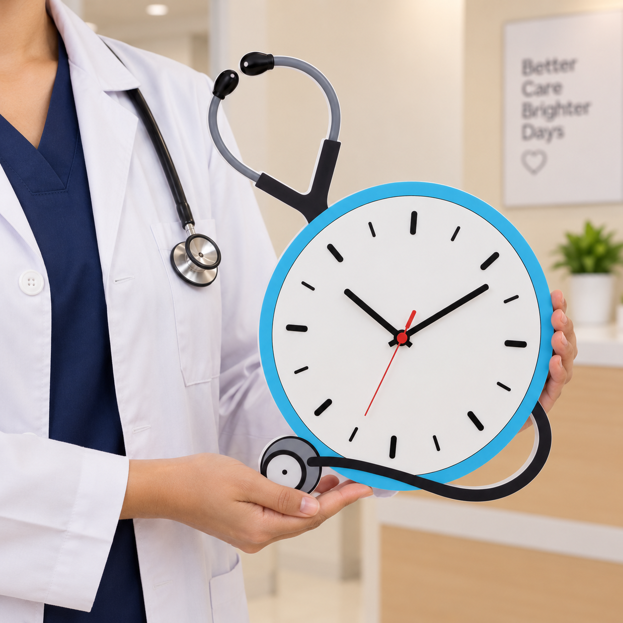 Clock - Stethoscope Wall (4)