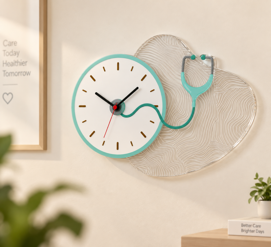 Clock - Transparent Wall (1)