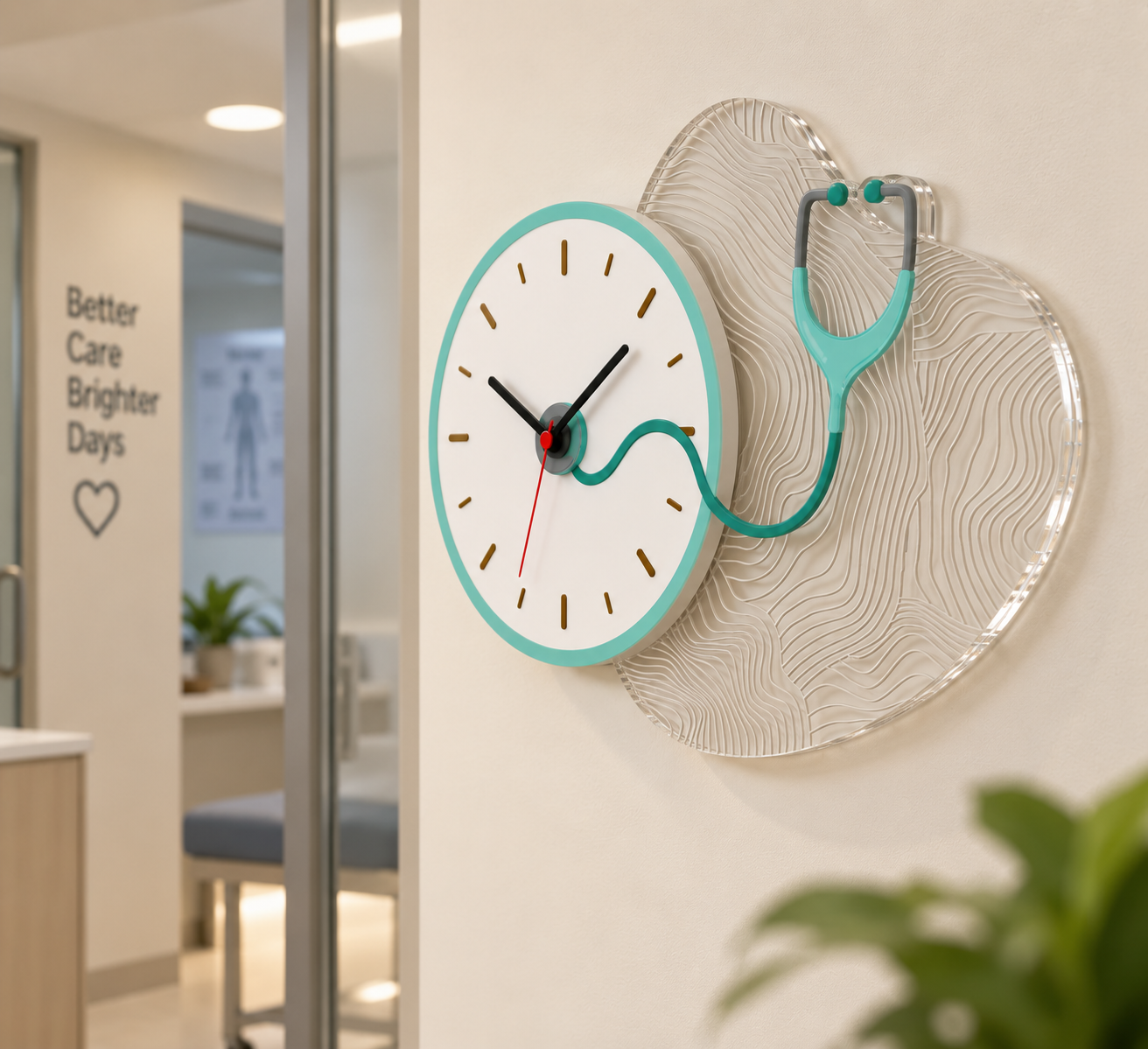 Clock - Transparent Wall (2)