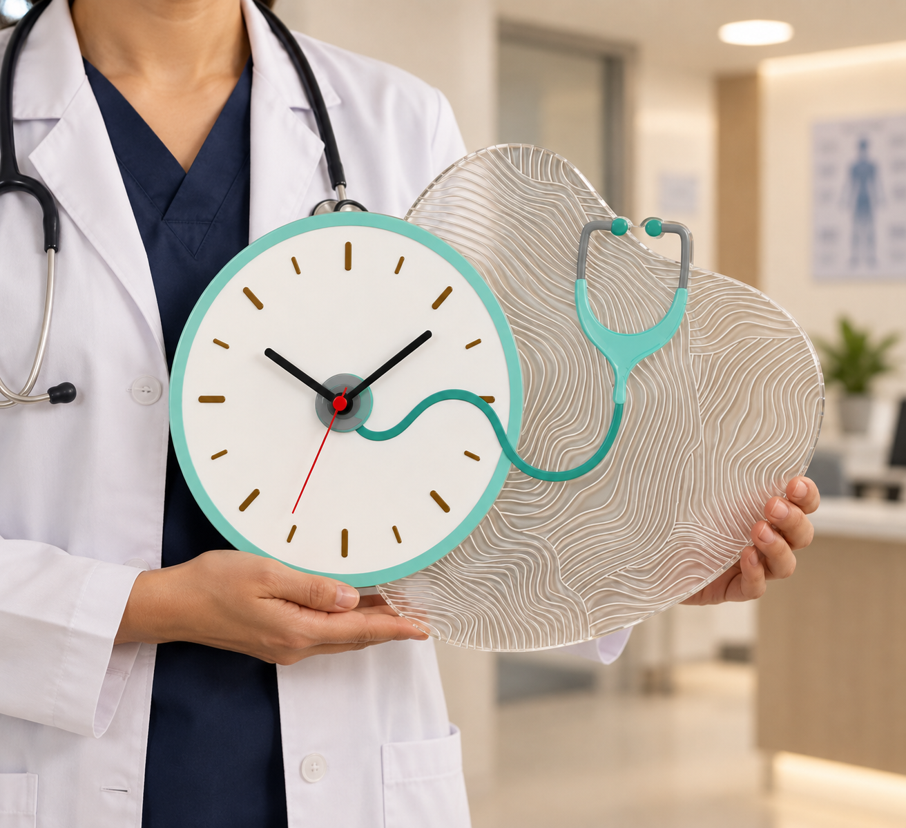 Clock - Transparent Wall (3)