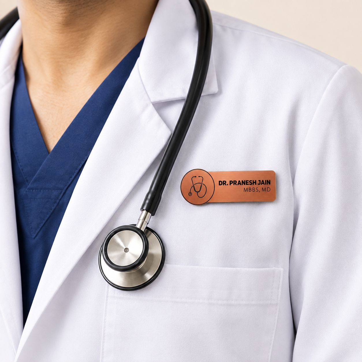 Name Badge - Copper acrylic (3)