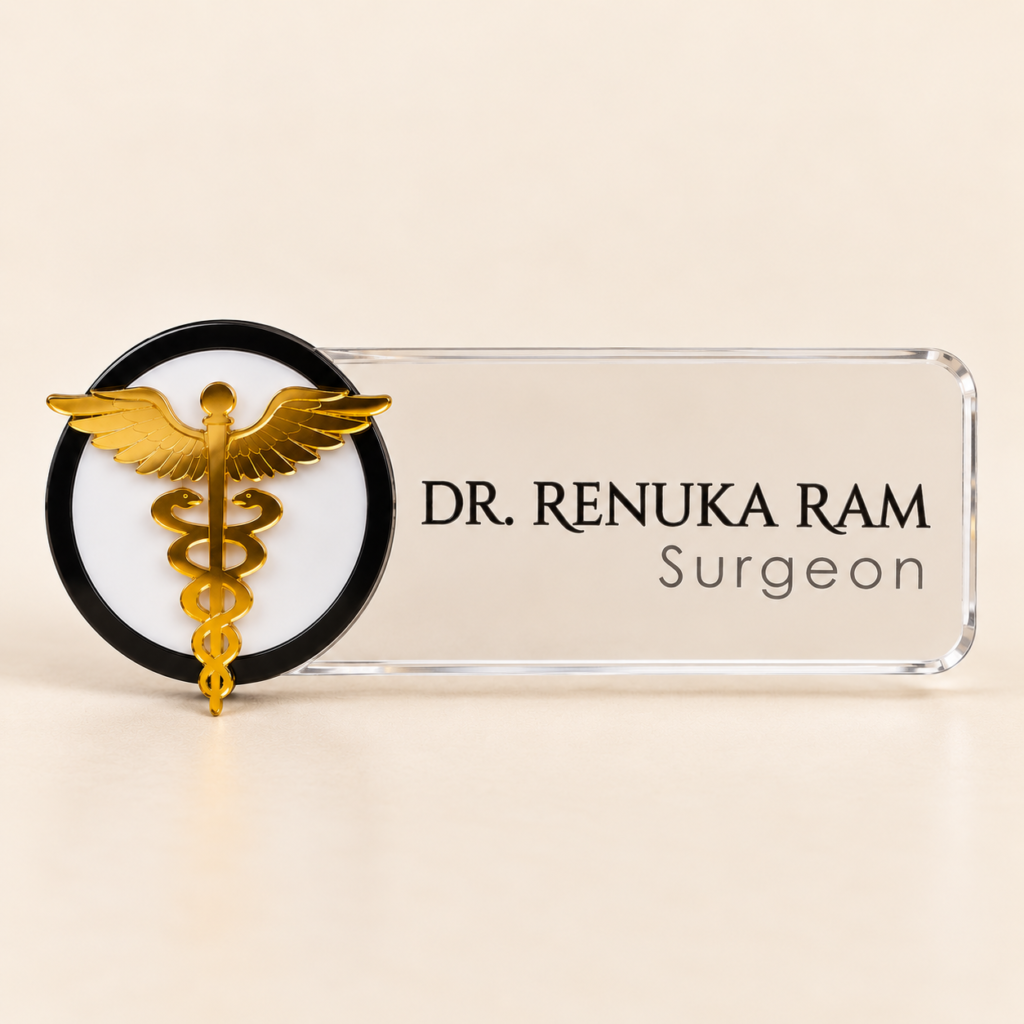 Name Badge - Personalized name badge classic (1)