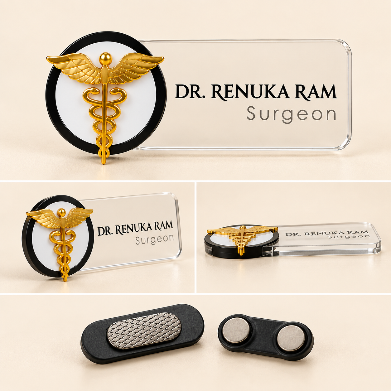 Name Badge - Personalized name badge classic (3)