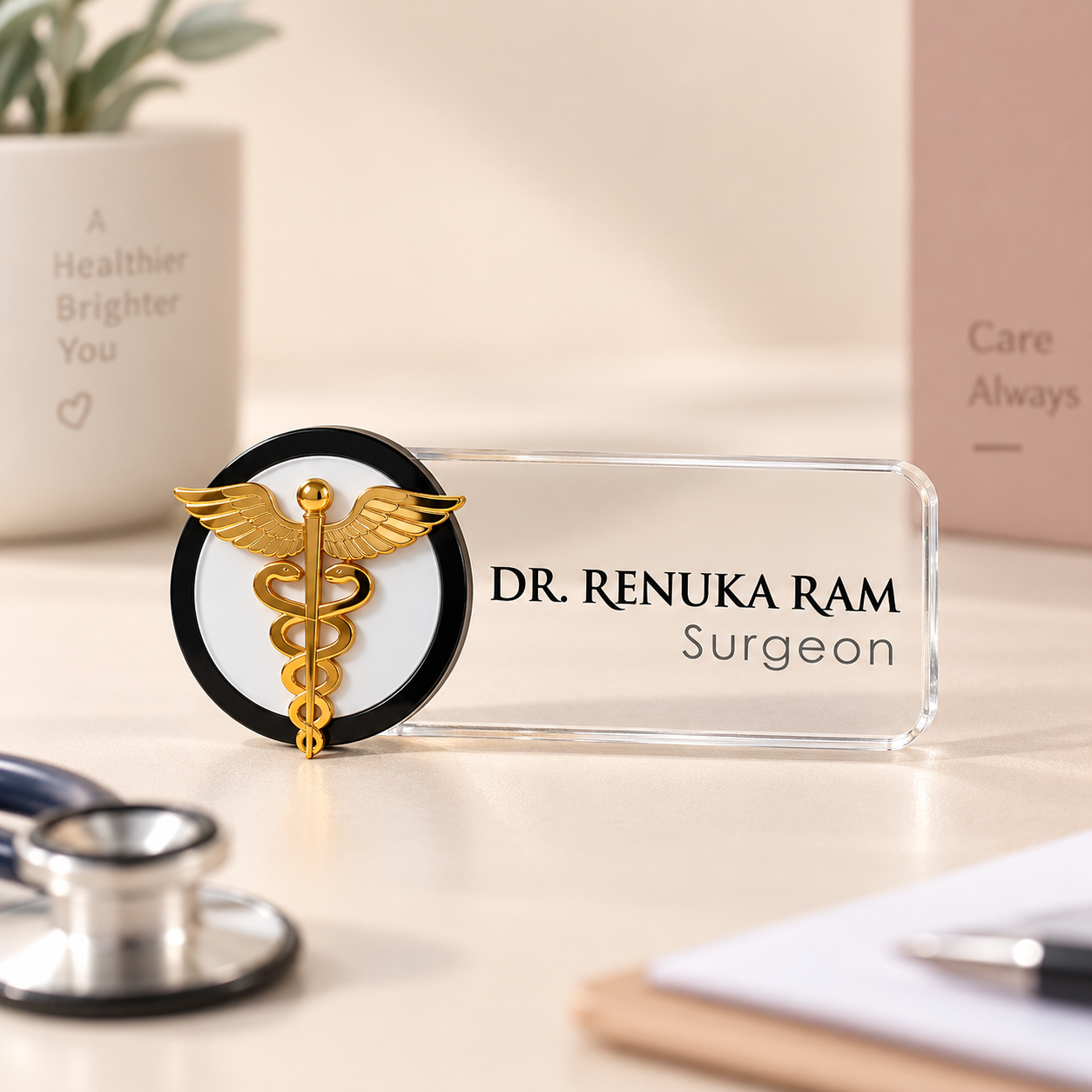 Name Badge - Personalized name badge classic (4)