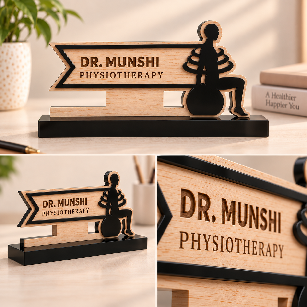 Name Board - Psyio wood (1)
