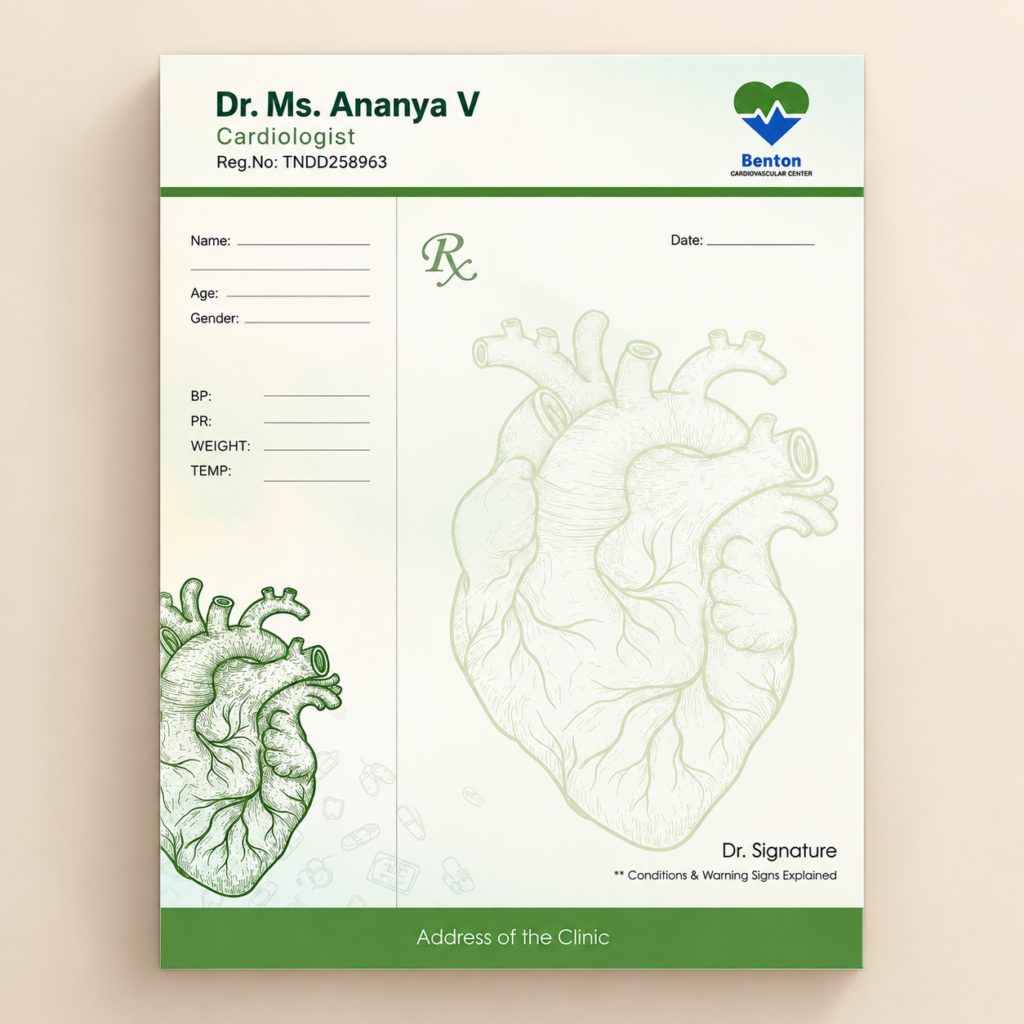 Prescription Pad - Cardiologist (1)
