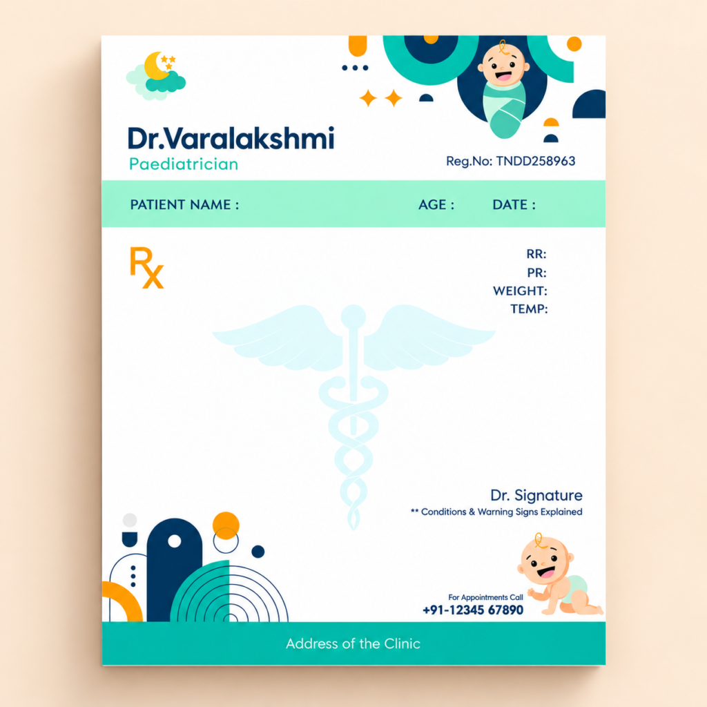 Prescription Pad - Custom Pediatric (1)
