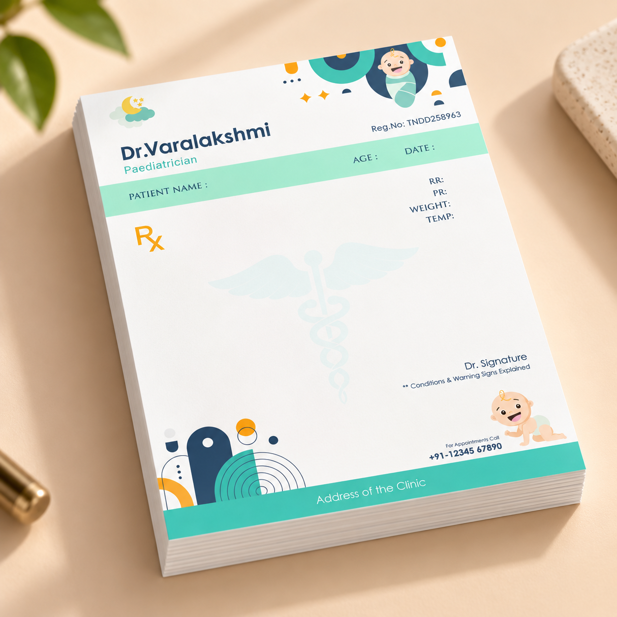 Prescription Pad - Custom Pediatric (2)