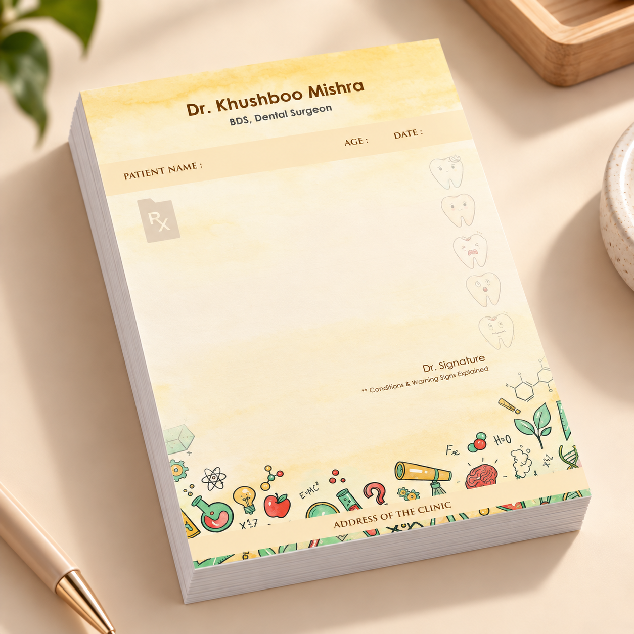 Prescription Pad - Dental Customised (2)