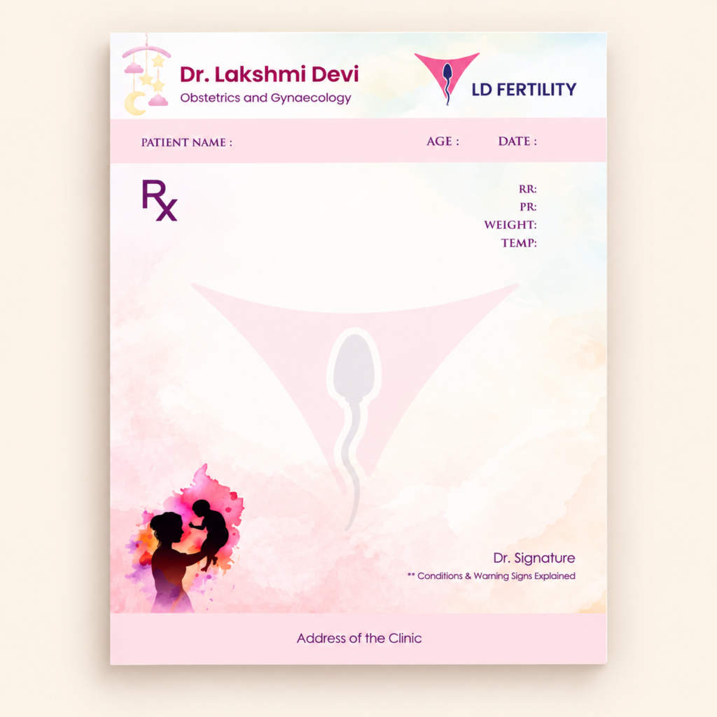 Prescription Pad - Gynaecologist (1)