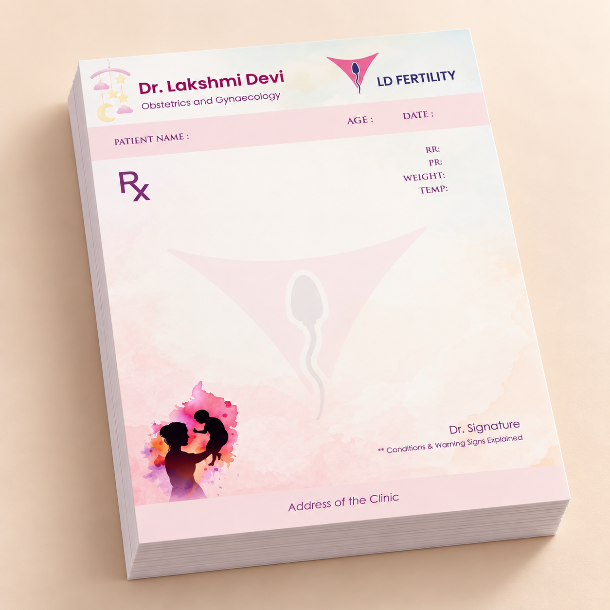 Prescription Pad - Gynaecologist (2)