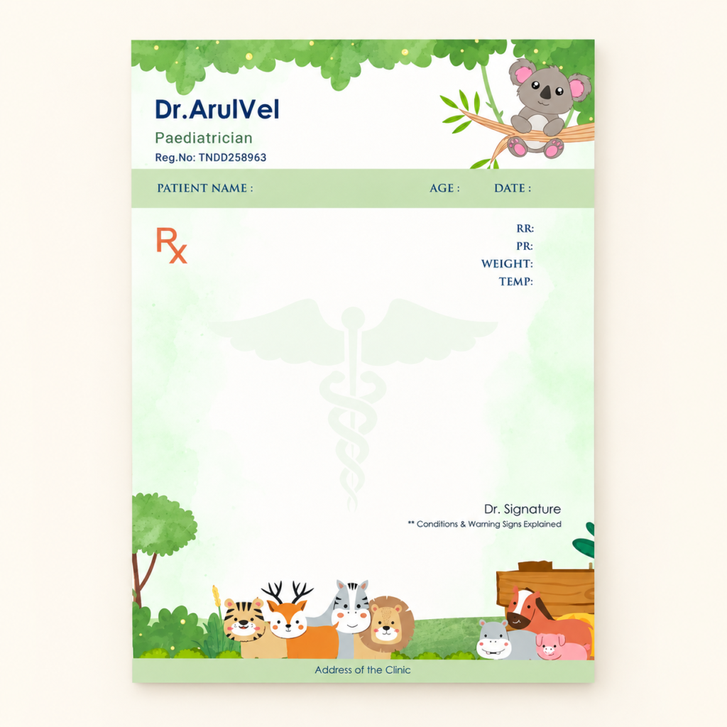 Prescription Pad - Jungle Themed (1)