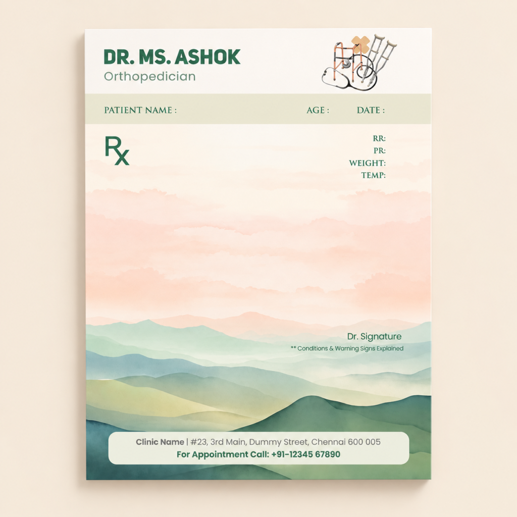 Prescription Pad - Orthopedic (1)