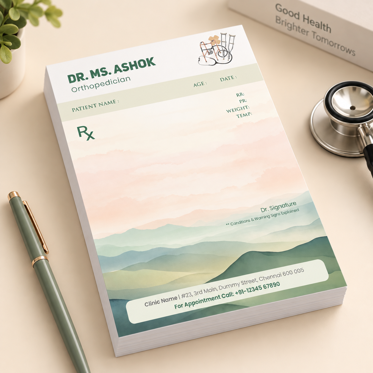 Prescription Pad - Orthopedic (2)