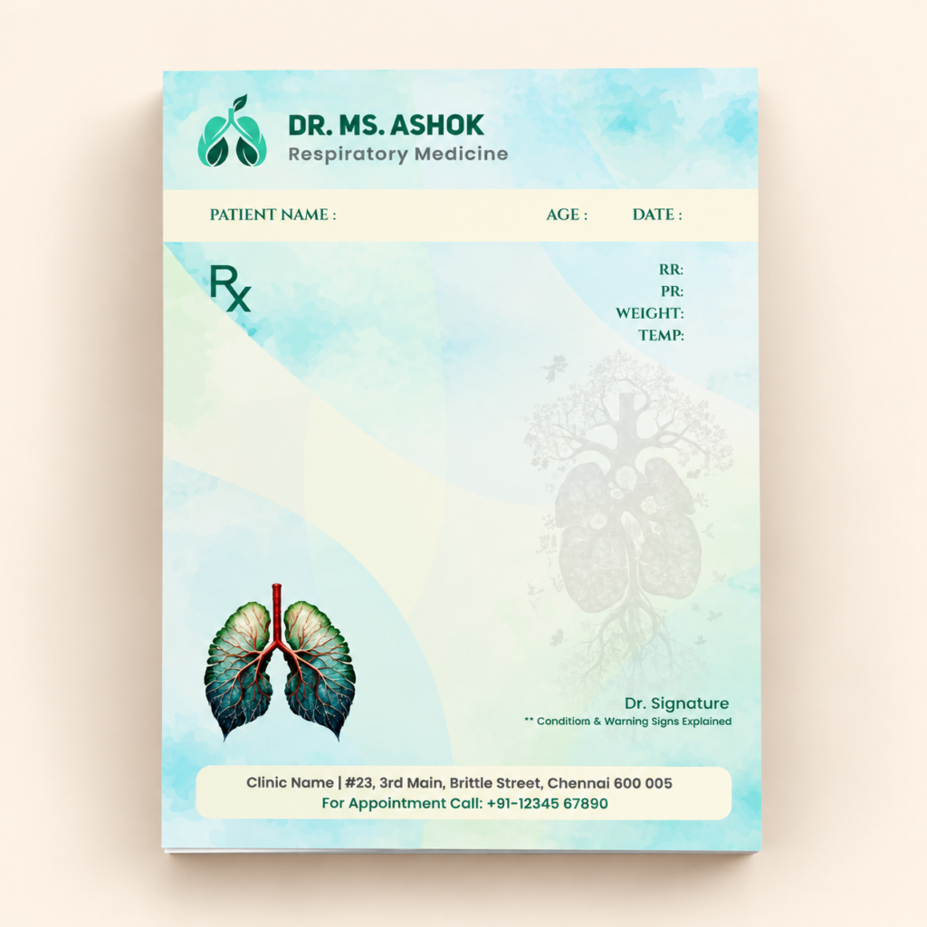 Prescription Pad - Respiratory Medicine (1)