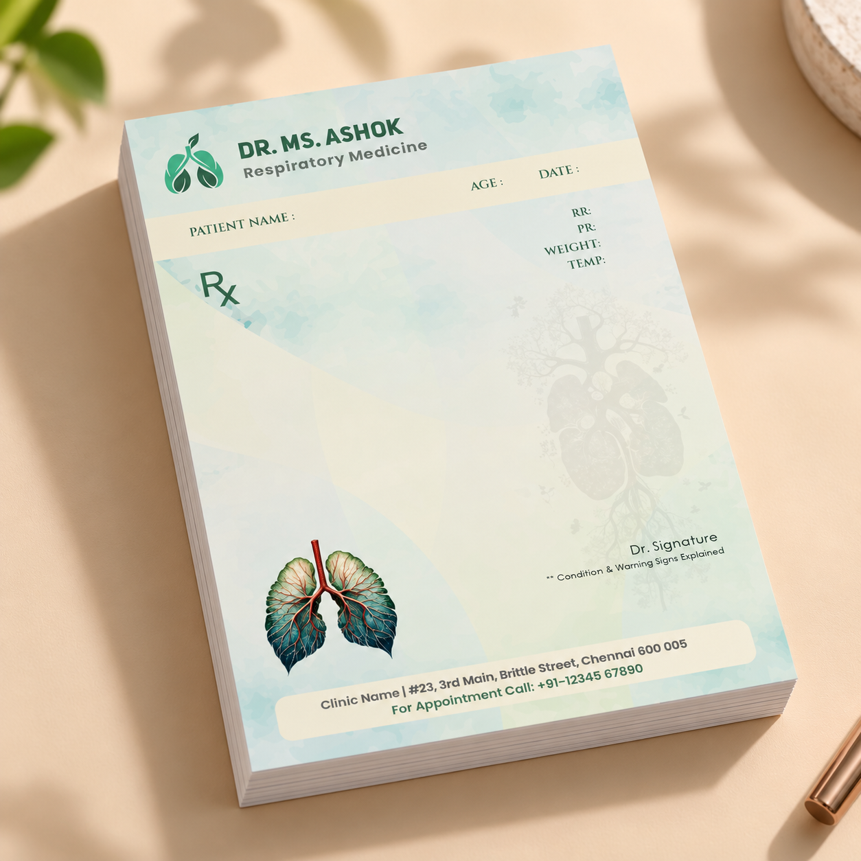 Prescription Pad - Respiratory Medicine (2)