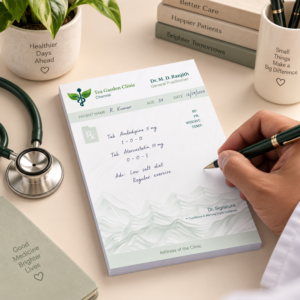 Prescription Pad - Tea Garden Clinic (4)