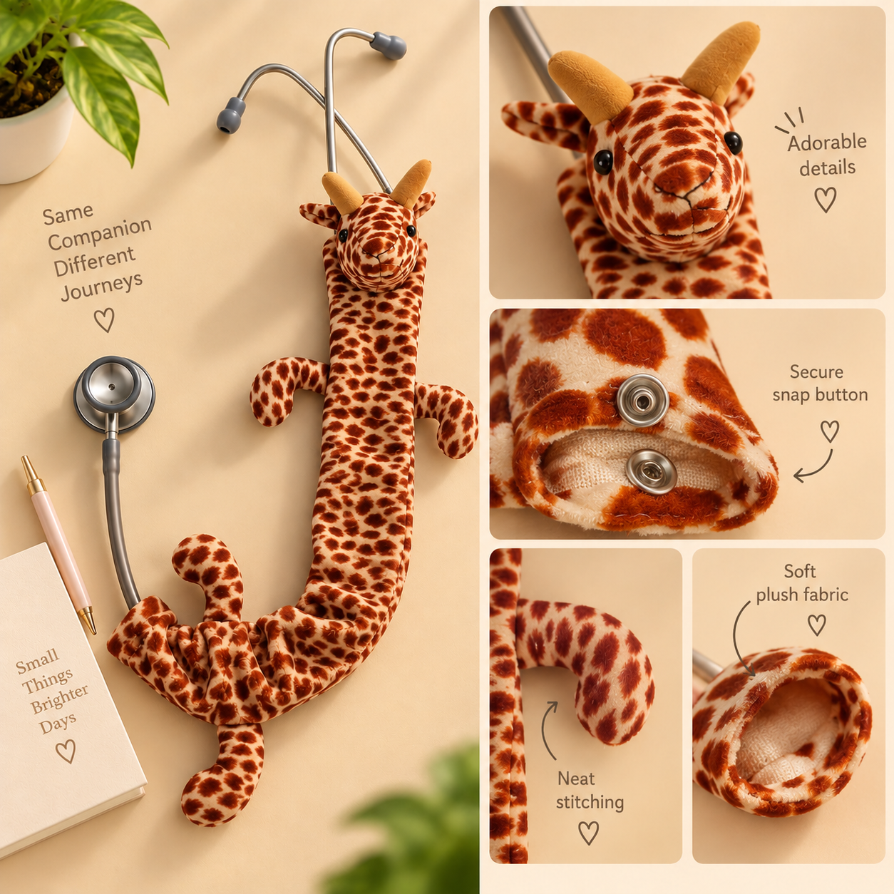 Stethoscope Skin - Giraffe Design (3)