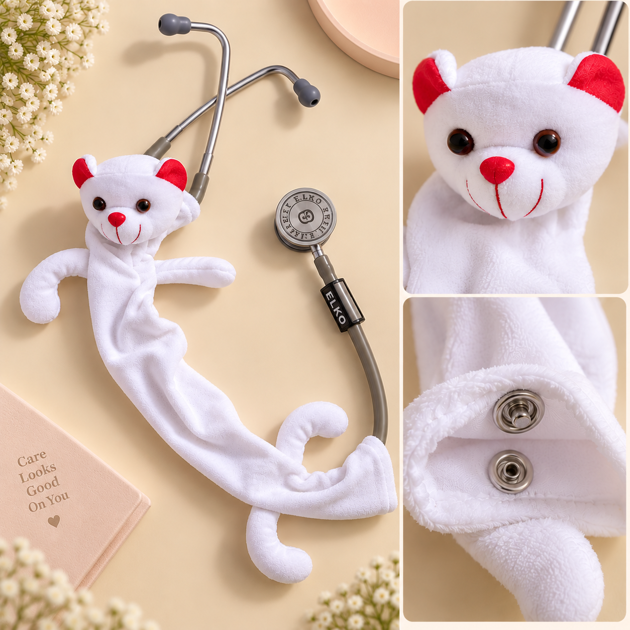 Stethoscope Skin - White Puppy (3)