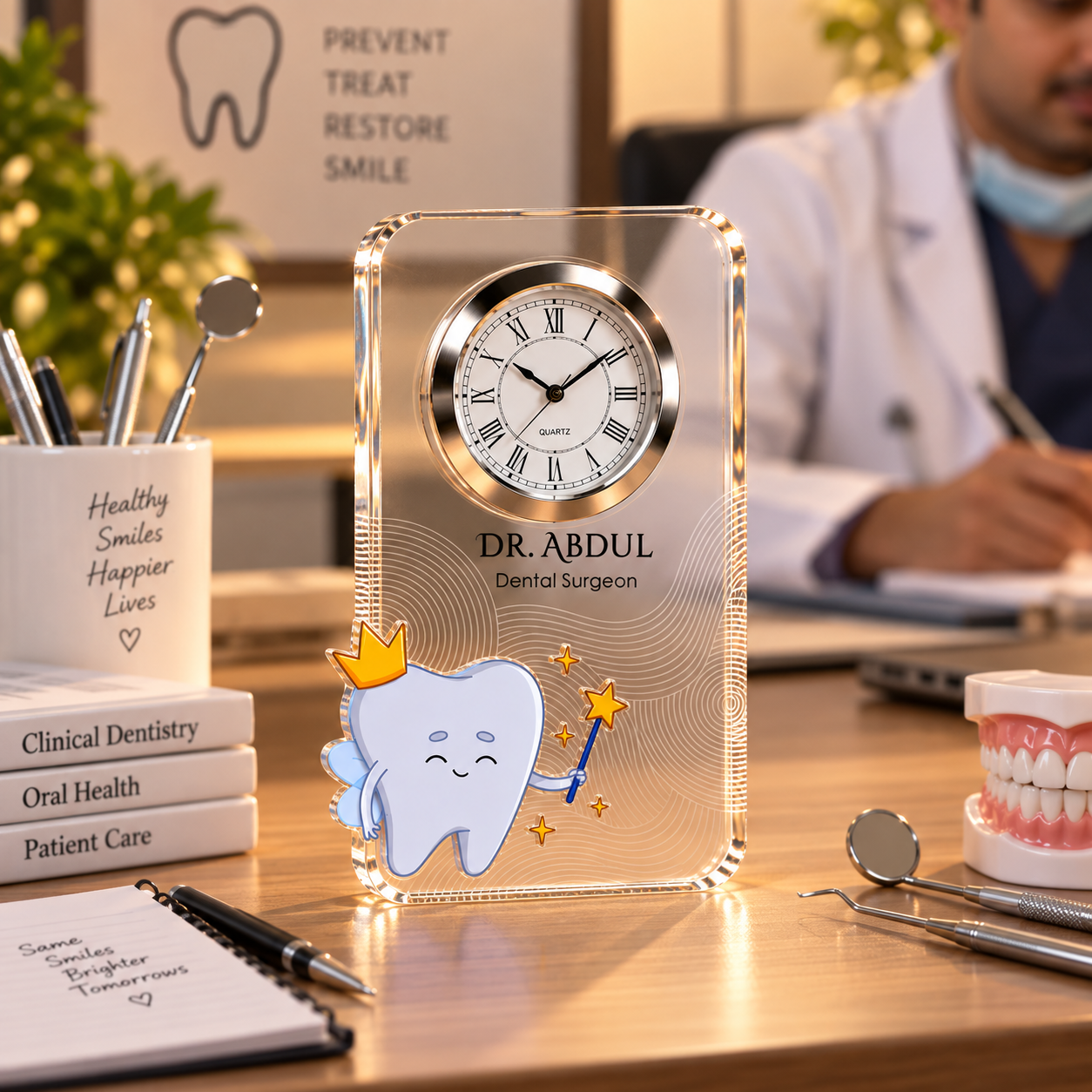 Table clock - Personalized Dental (2)