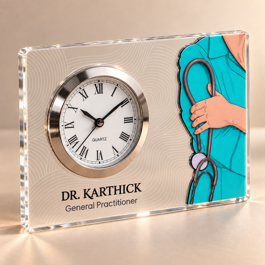 Table clock - Personalized Horizontal (4)