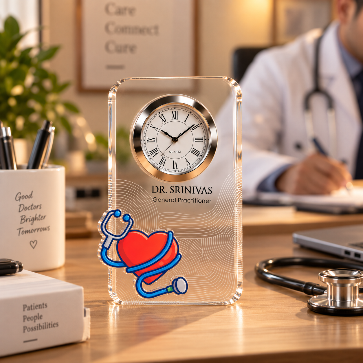 Table clock - Personalized Practitioner (2)