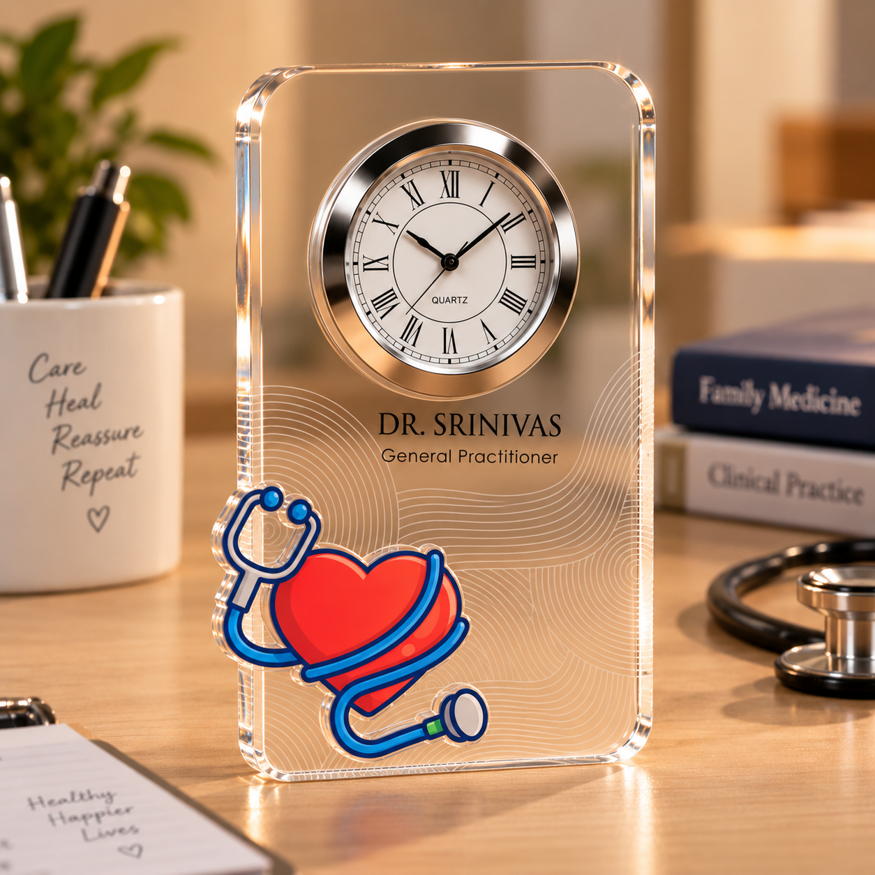Table clock - Personalized Practitioner (4)