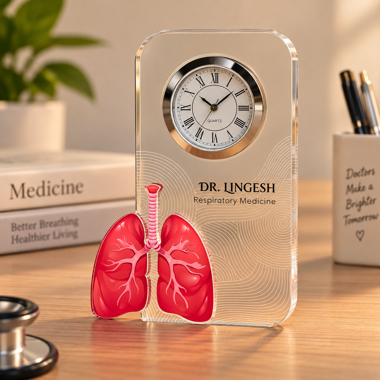Table clock - Personalized Respiratory (2)
