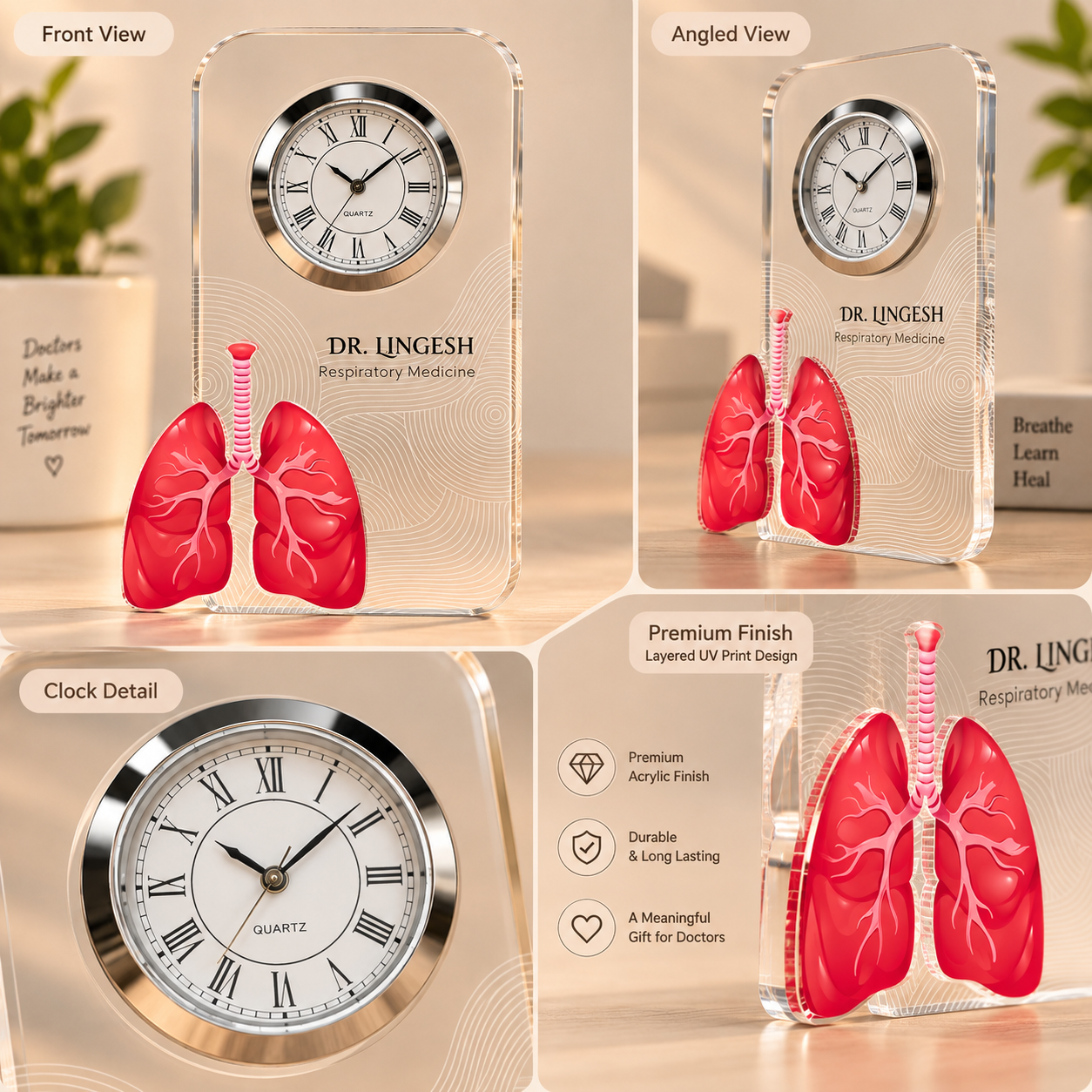 Table clock - Personalized Respiratory (4)