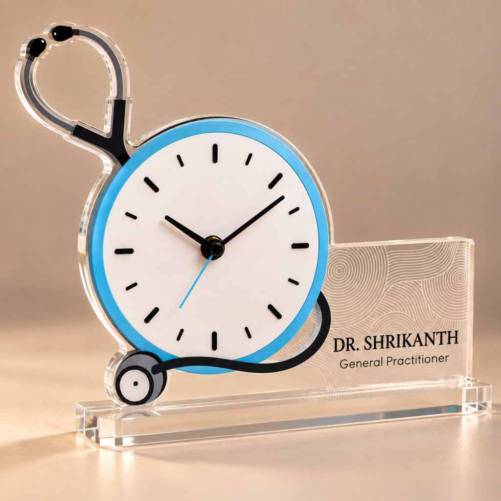 Table clock - Personalized Stethoscope (3)