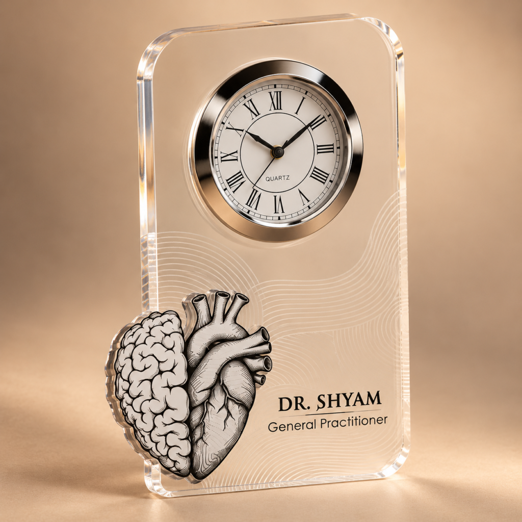 Table clock - Personalized Transparent (3)